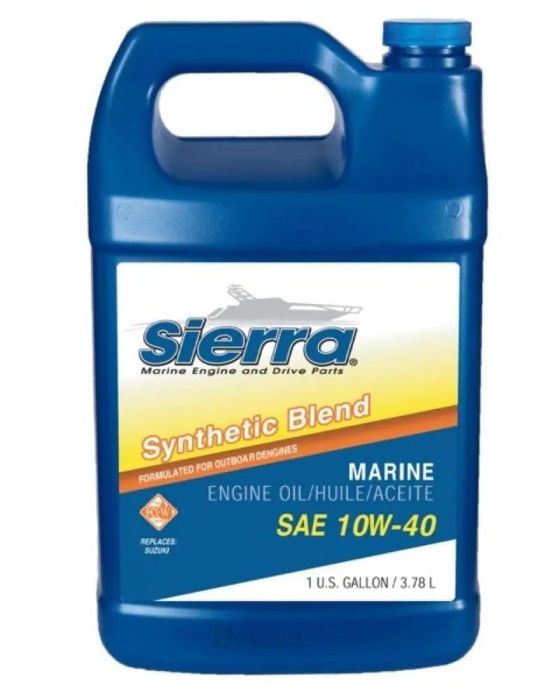 10W40 Semi Synthetic Blend Outboard Olie