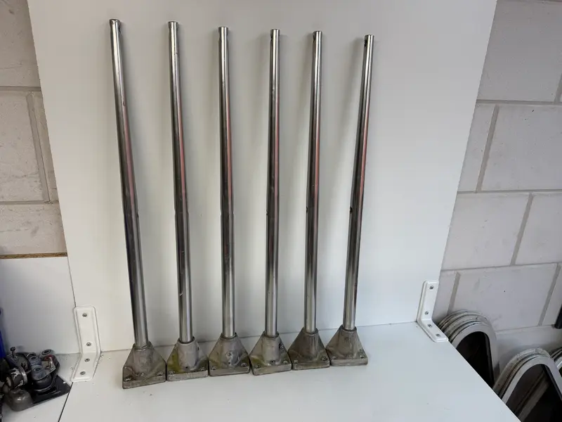 6 x scepter met scepterpot 63 cm