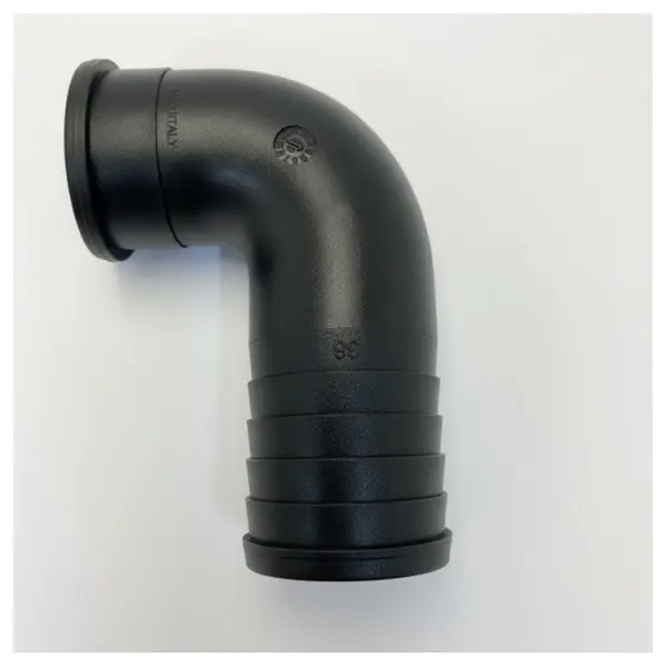 90° Tank Coupling Hose Connector 38mm - Including O-rings