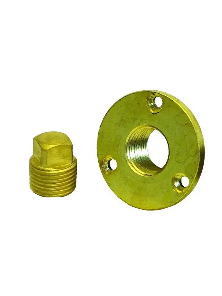 Afvoerplug boot koper compleet Garboard Plug Kit - Messing