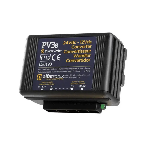 AlfaTronix PV3S DC-DC converter 24 to 12V | 3A