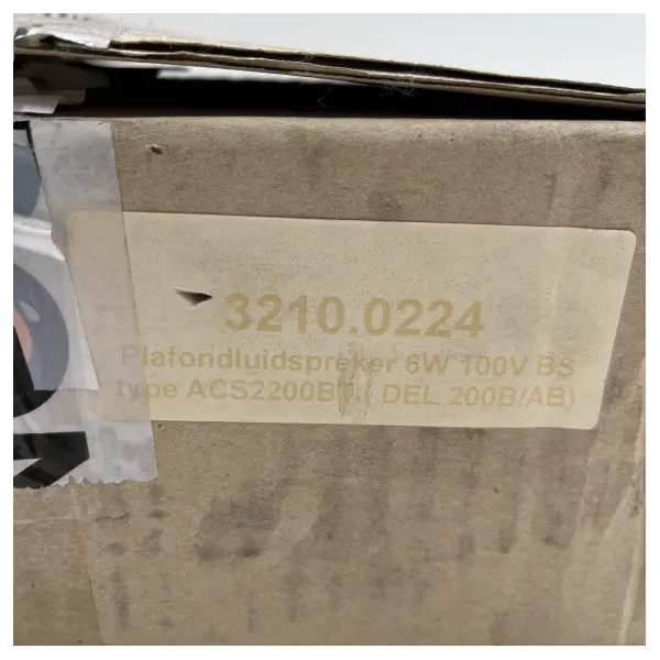 Alphatron Ceiling Speaker white DEL200B/AB 100V