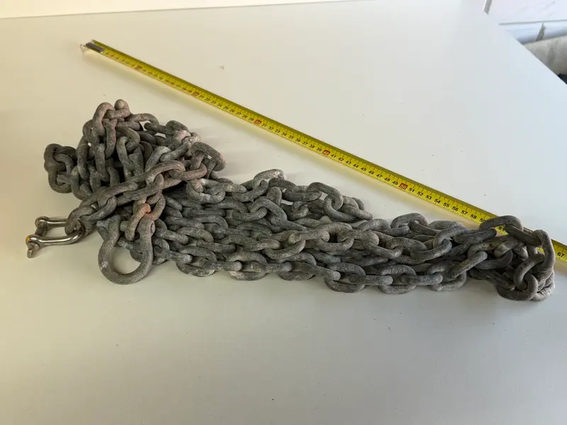 Ankerketting 4 meter 8 mm
