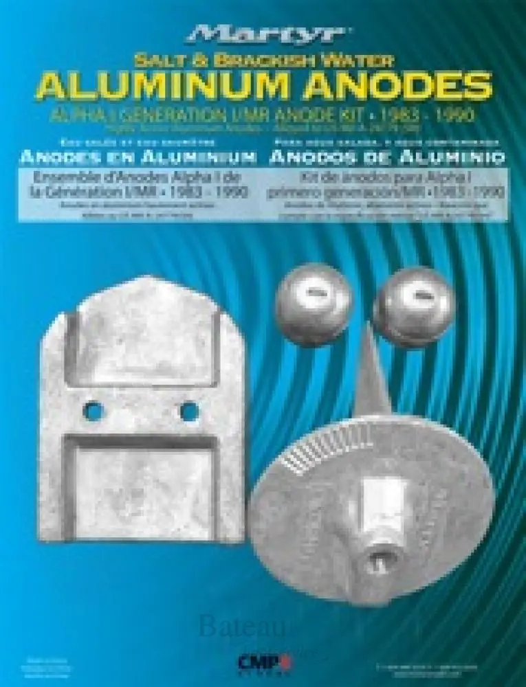 Anode kit Alpha-1, Gen-I 1983-1990