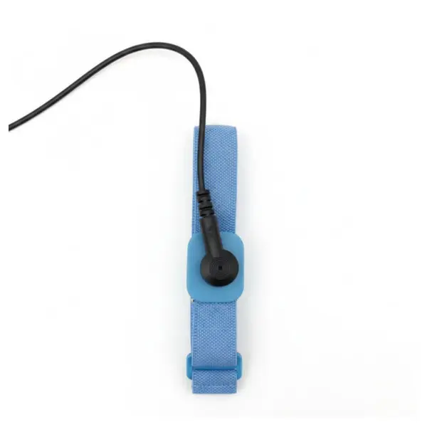 Antistatic ESD Wrist Strap with Coiled Cord 08000ESDB