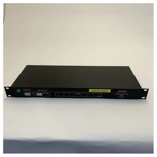 APS-8M Asynchronous Port Switch Serial Console Server - 8-Port Network - Used
