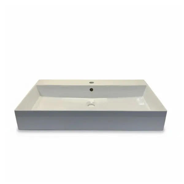 Azzure HOL80MB1-T Elegance Square Washbasin 80 x 46 with Overflow
