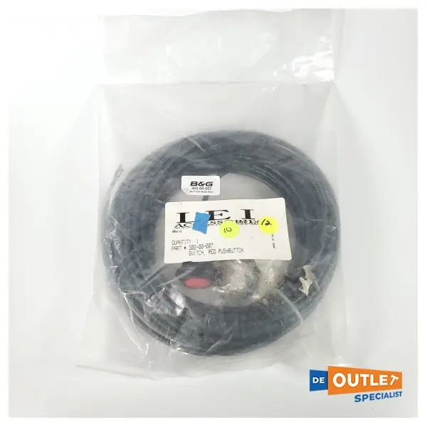 B&G H3000 RED MOB button - 302-00-007