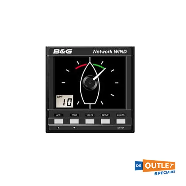 B&G Network Wind analogue wind display used