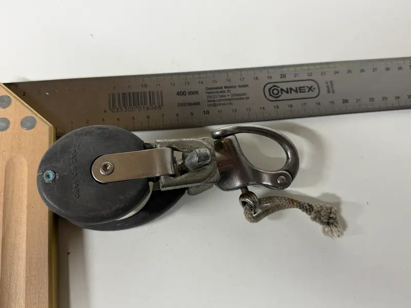 Barton klapblok 44 mm schijf met snapsluiting