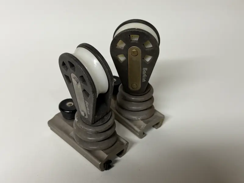 Barton staand blok voor op rail 25 mm