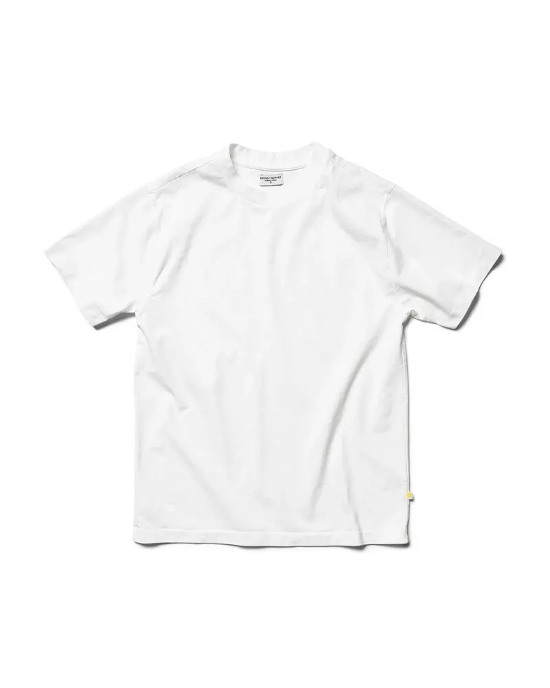 Behind The Pines Organic Heavy Tee Bianco