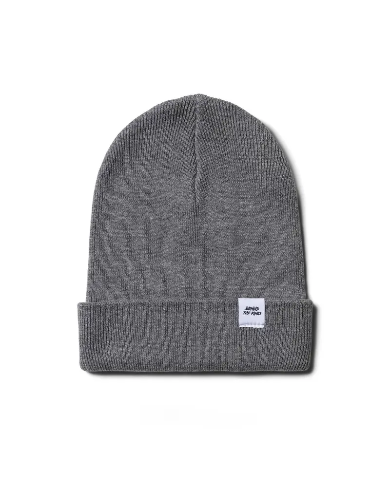 Behind The Pines Rib Beanie Heather Grey