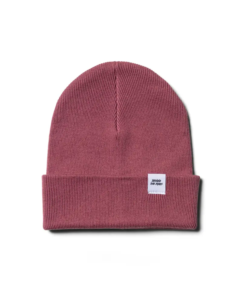 Behind The Pines Rib Beanie Mauve