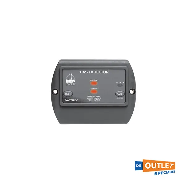 BEP 600GDL gasdetector met gasklep aansluiting en controller