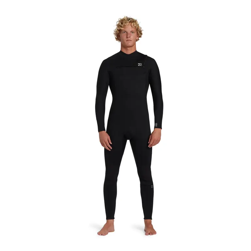 Billabong 4/3 Foil Front Zip (Blk)
