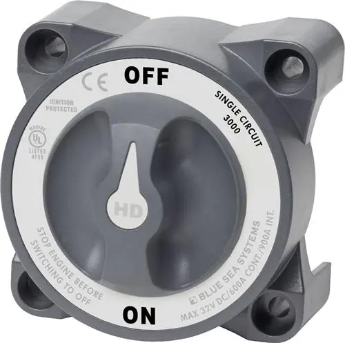 Blue Sea Systems switch battery HD-Series On/Off - 3000-BSS