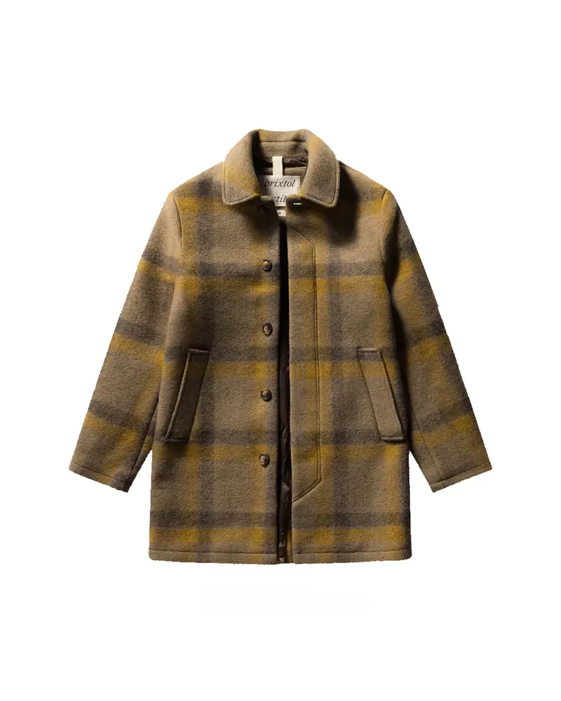 Brixtol T-Coat Wool Yellow Check