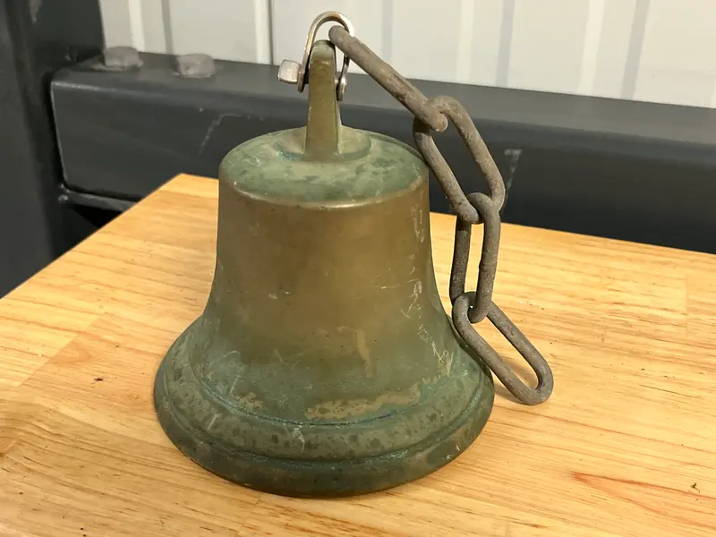 Bronzen scheepsbel / bel 130 mm