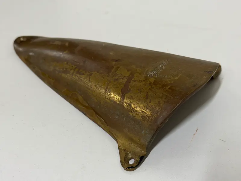 Bronzen ventilator/luchthapper 210 mm