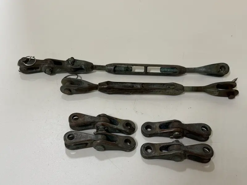 Bronzen wantspanner 9 mm draad