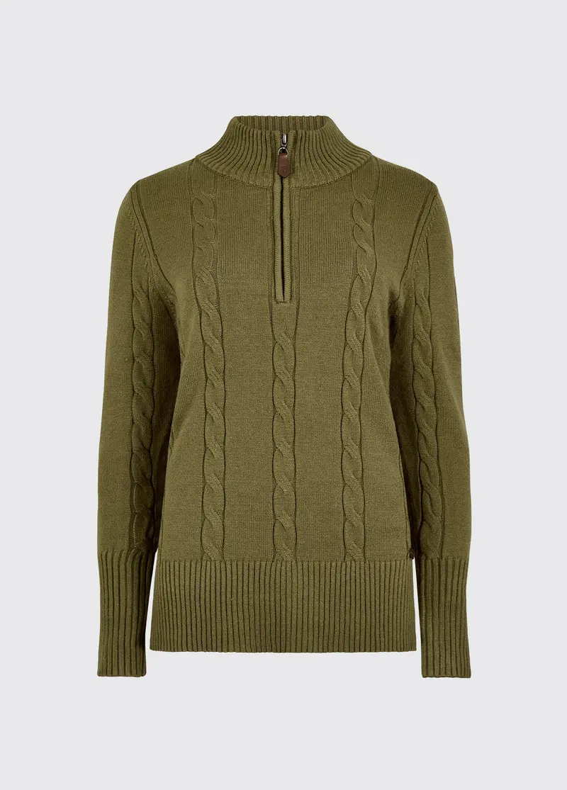 Burtonpoint Zip Neck Sweater W