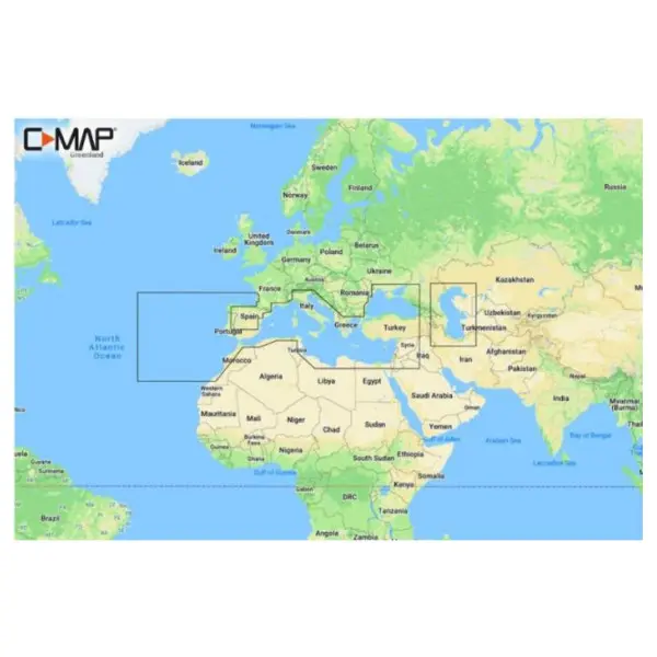 C-map MAX-N+ C Zuid-Europa Continental navigation chart - M-EM-Y045-MS