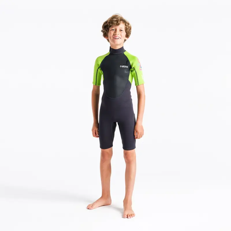 C-Skins Element 3/2 Junior Shorty Lime