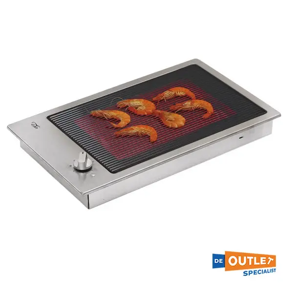 CAN PB1328 elektrische RVS grill 230V