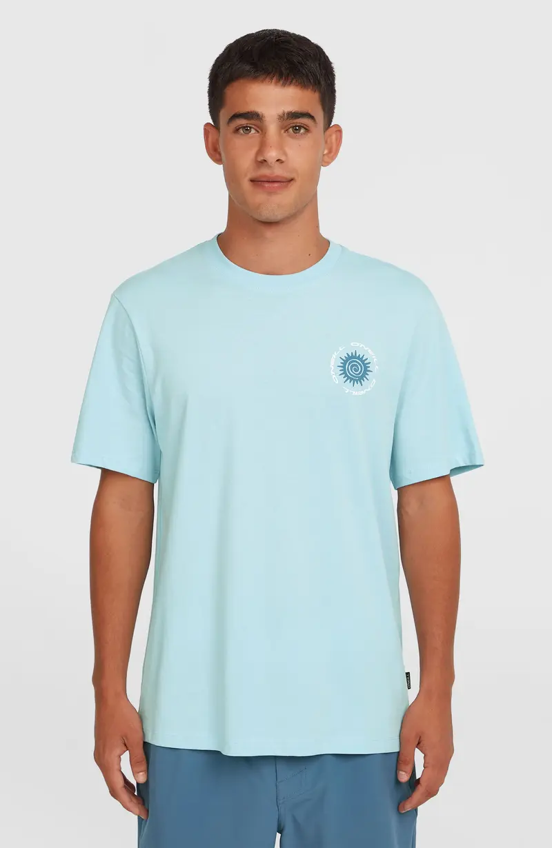 Chest Print T-Shirt | Morning Glory