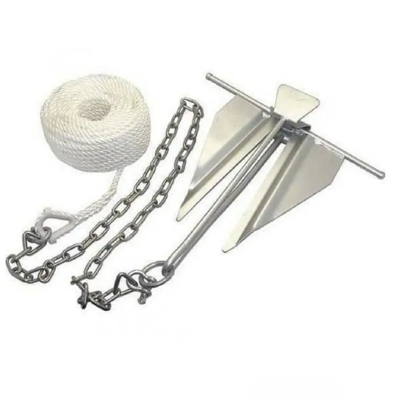 Complete ankerset met lijn en ketting