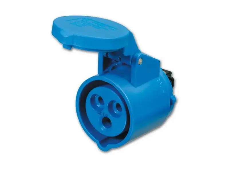 Contra stekker cee blauw 16A