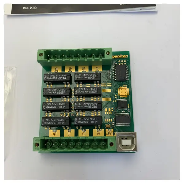 Deditec USB-RELAIS-8_B 8-Channel USB Relay Output Module - New