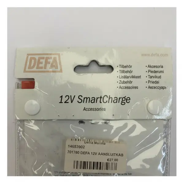 DEFA 12V SmartCharge Battery Charging Cable - 701760