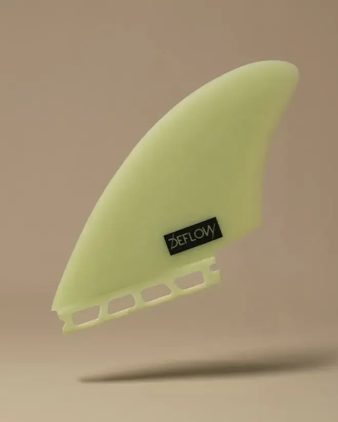 Deflow Keel Twin Fin Full Tab Cream