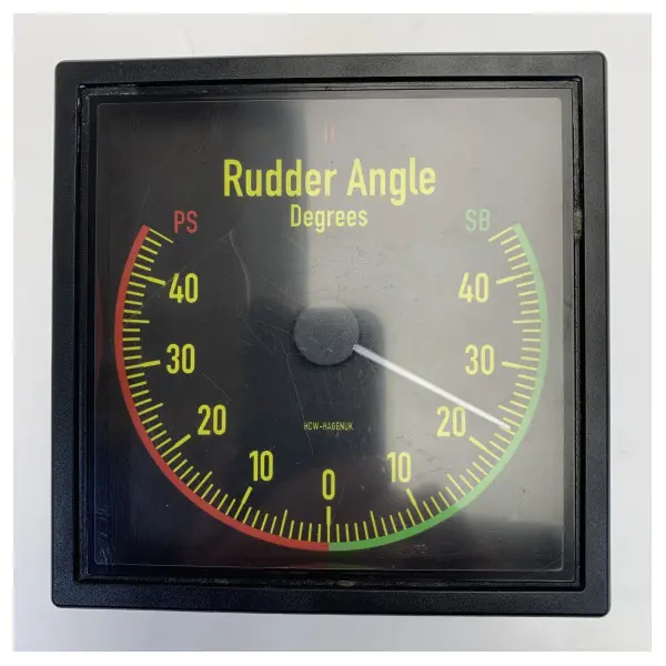 Deif XL144 Rudder Angle Indicator Display 24V 45 degree
