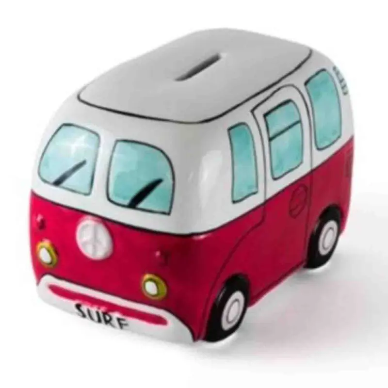 Devoted Surf Van Piggy Bank