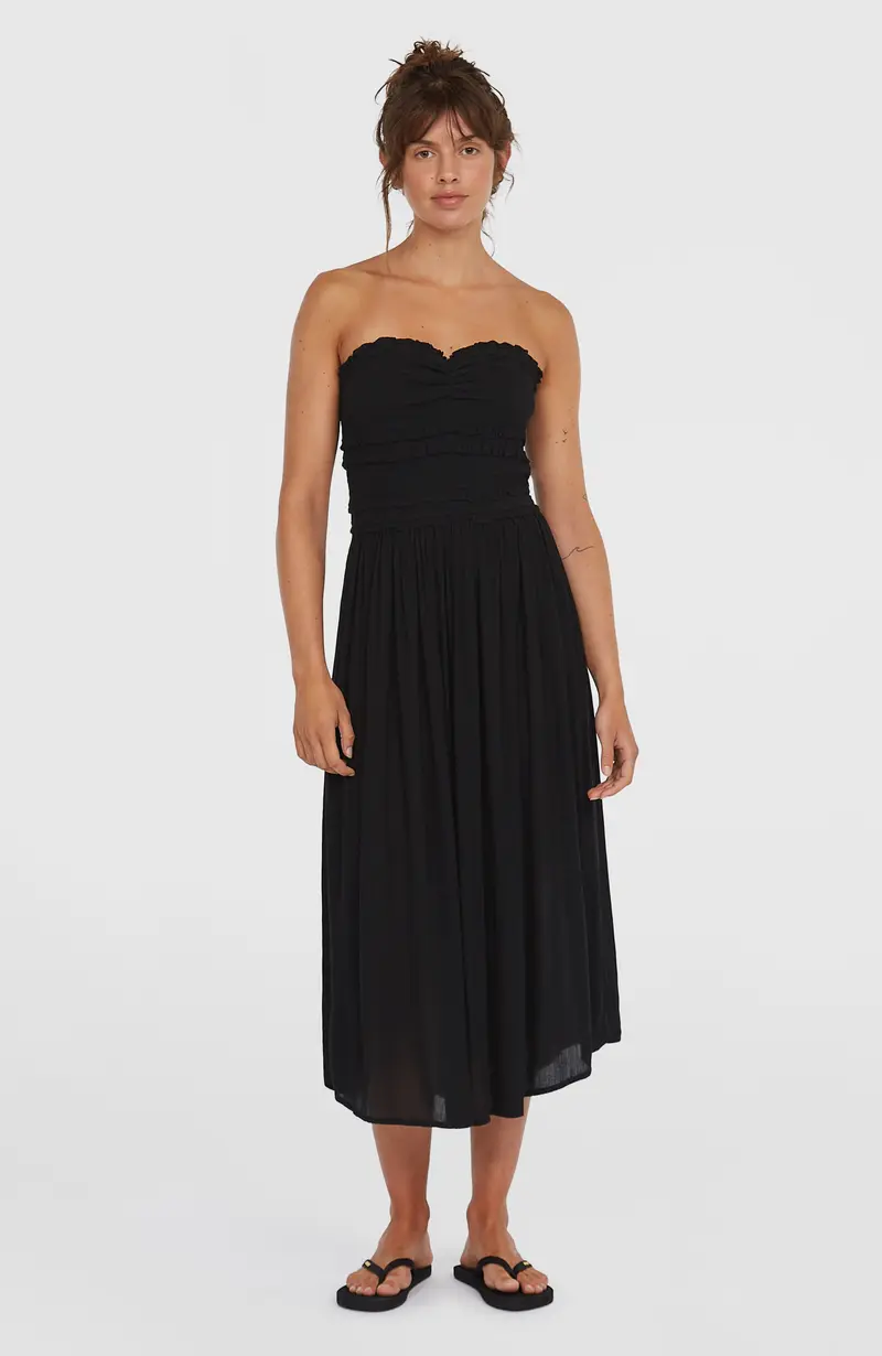 Devyn Midi Dress | Black Out
