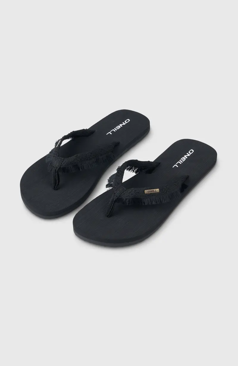 Ditsy Jacquard Sandals | Black Out