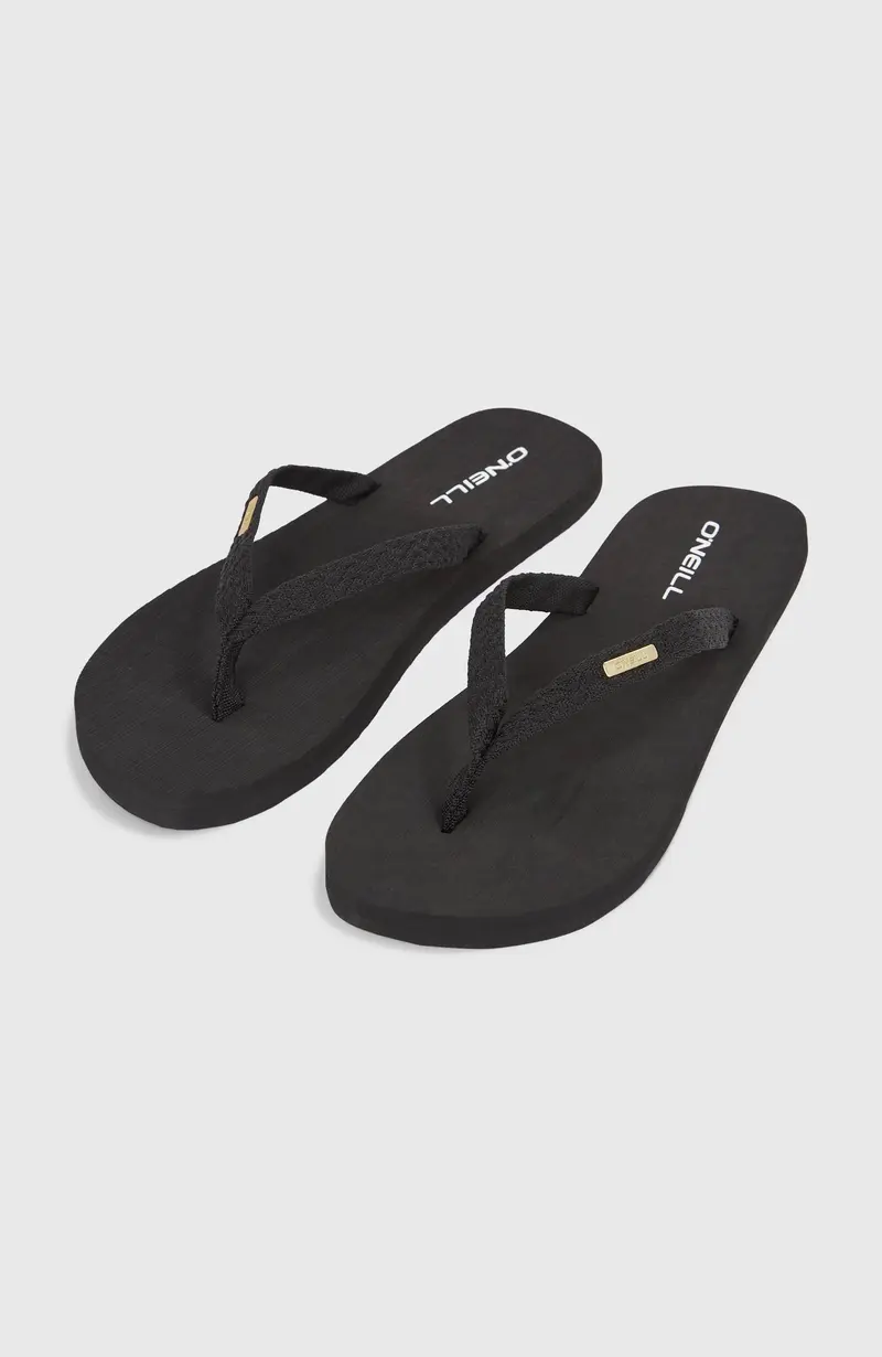 Ditsy Jacquard Sandals | Black Out