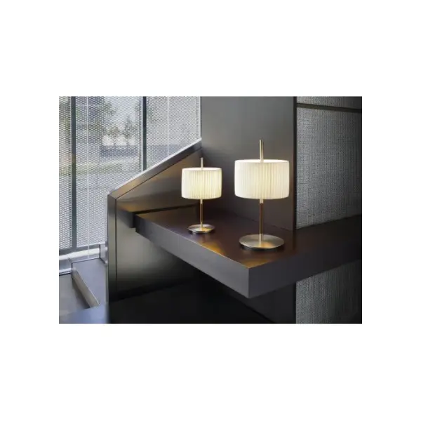 Dover Danona Mini table lamp with a textile lamp shade 230V