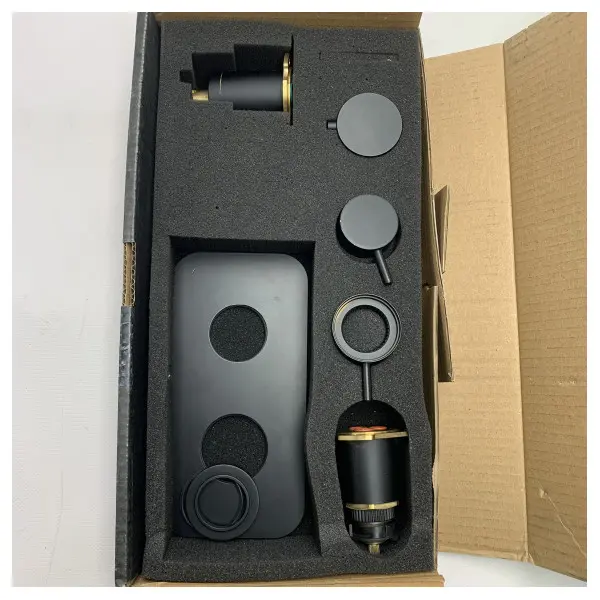 Elka 2-way shower mixer tab black - 020022-06