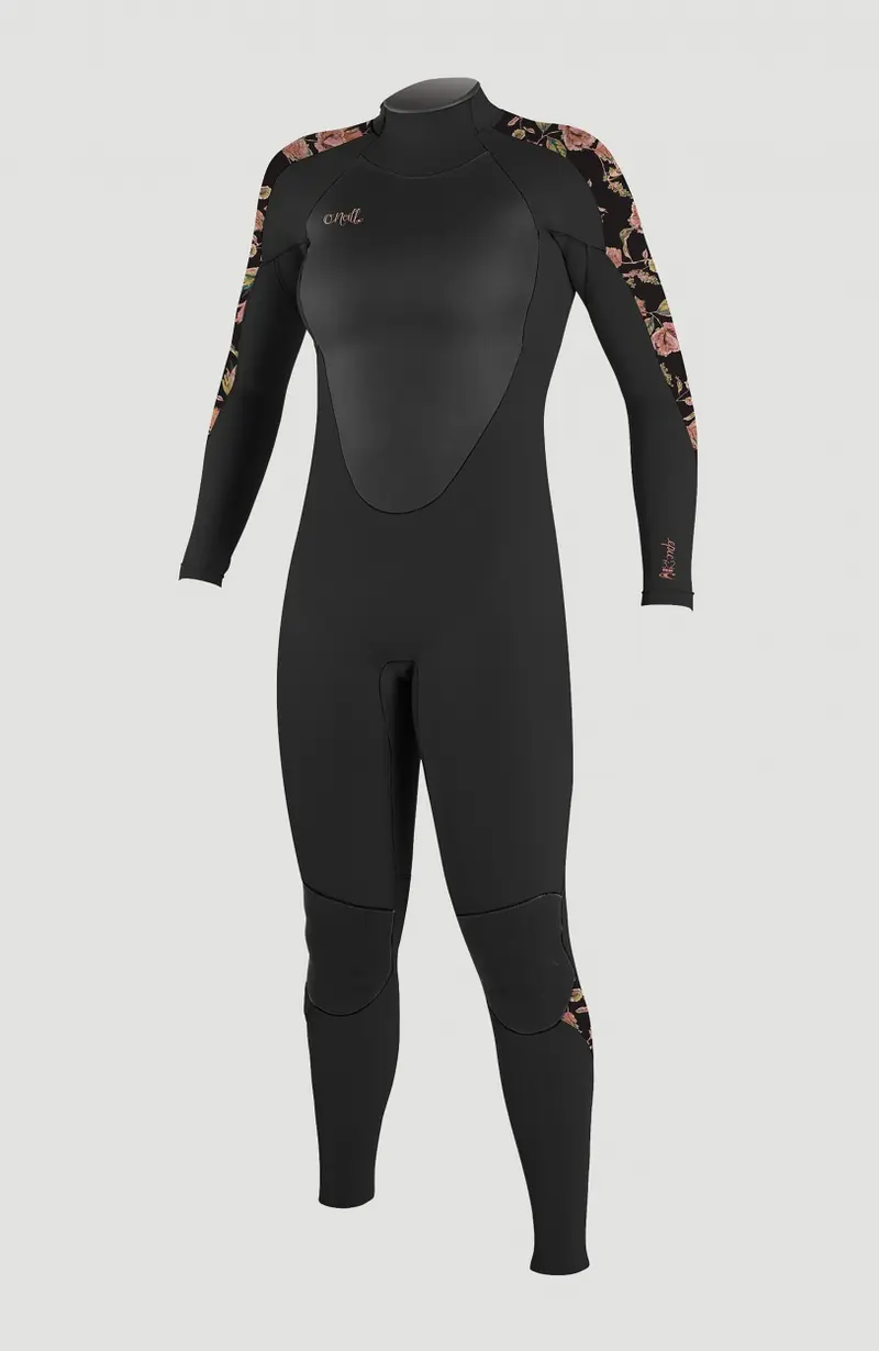Epic 3/2 Back Zip Full Wetsuit | Black