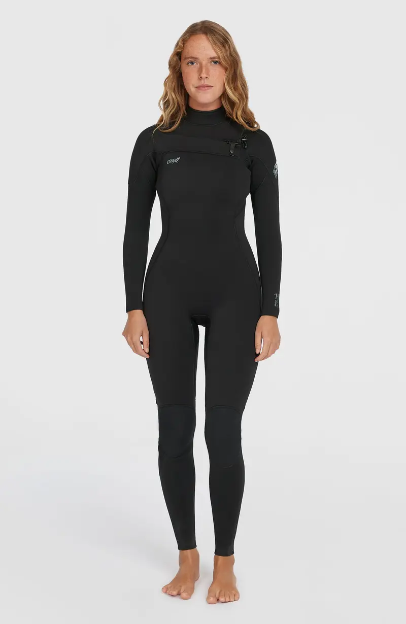 Epic 3/2 Chest Zip Full Wetsuit | A05 BLK/BLK/BLK