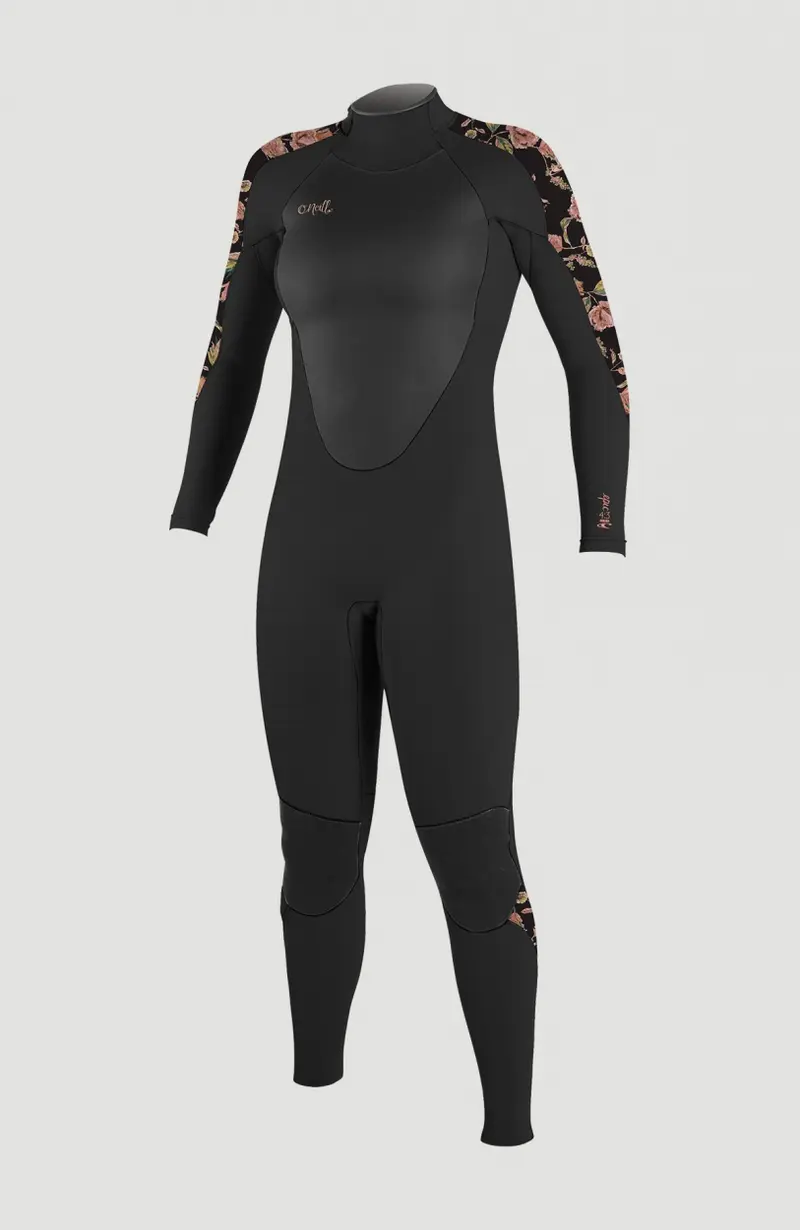 Epic 4/3mm Back Zip Full Wetsuit | Black