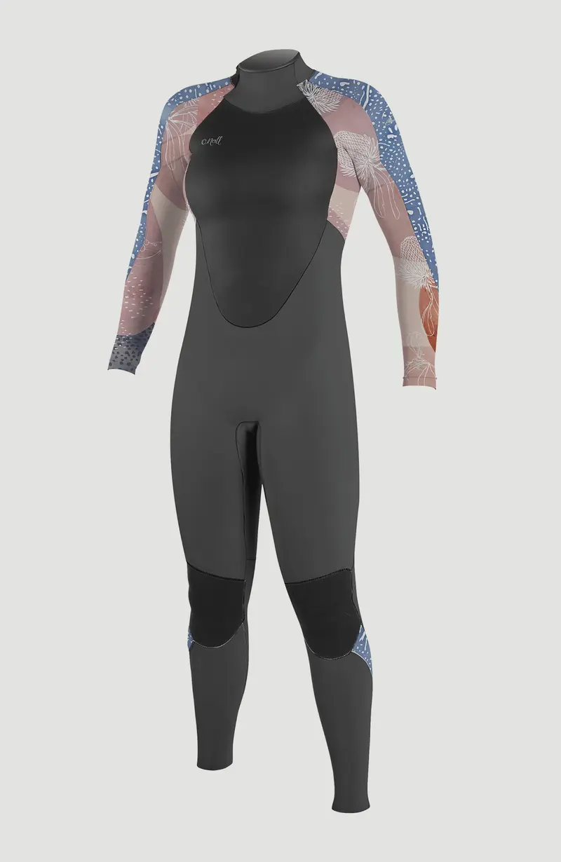 Epic 4/3mm Back Zip Full Wetsuit | GRAPHITE/DESERT BLOOM/DRIFT BL