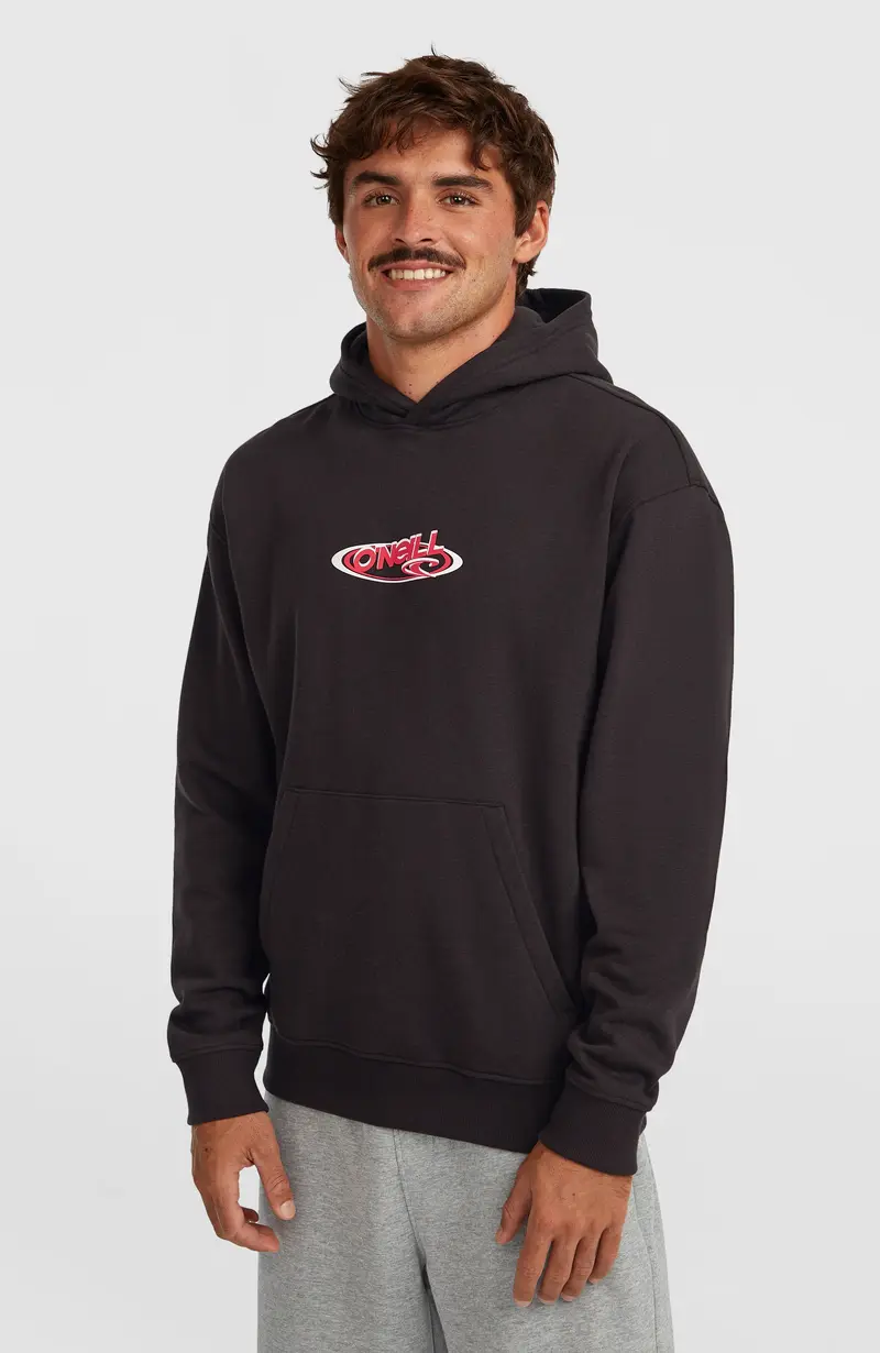 Essentials 90s Logo Hoodie | Black Out