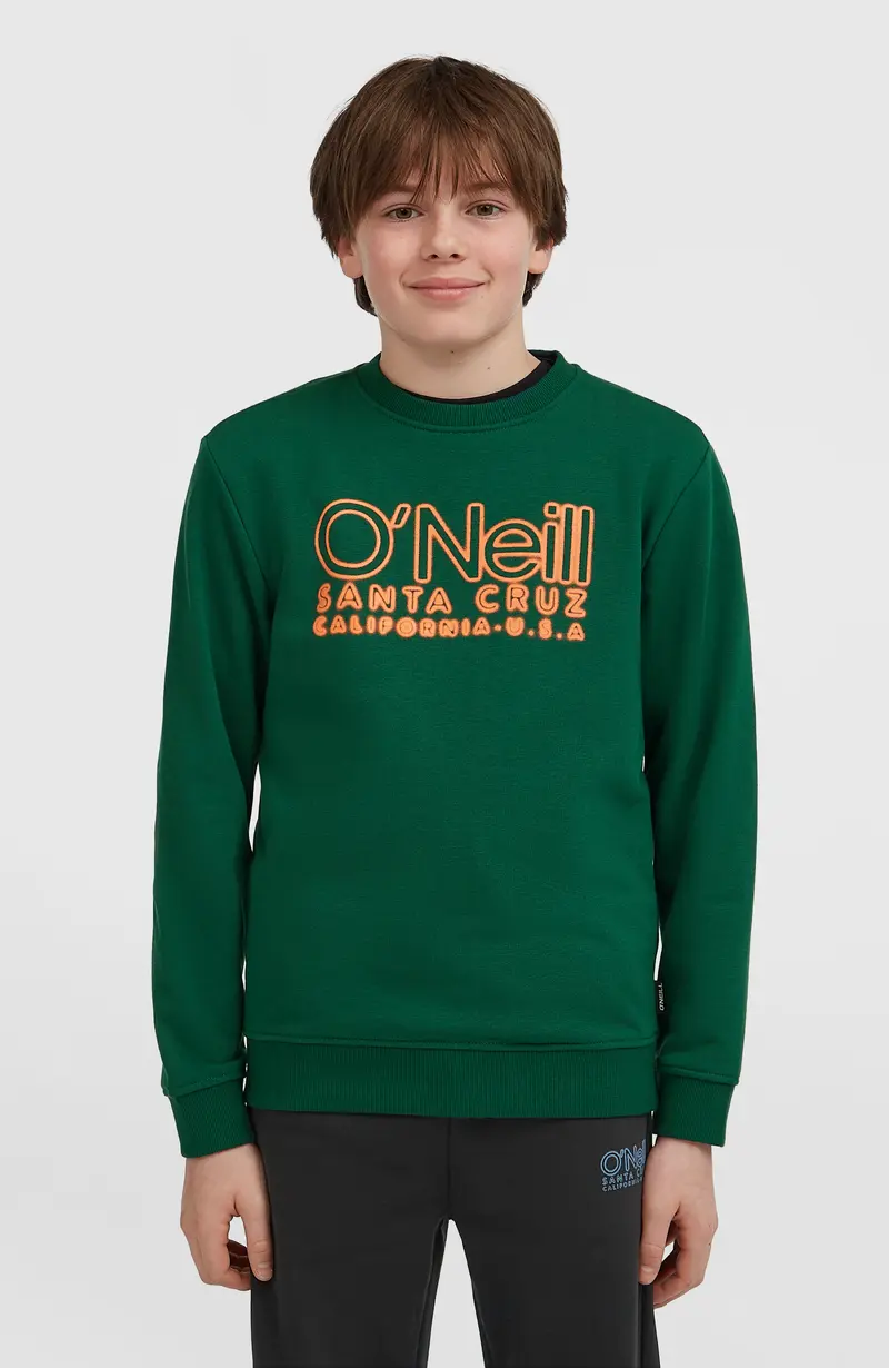 Essentials Crew Sweatshirt | Emerald Envy