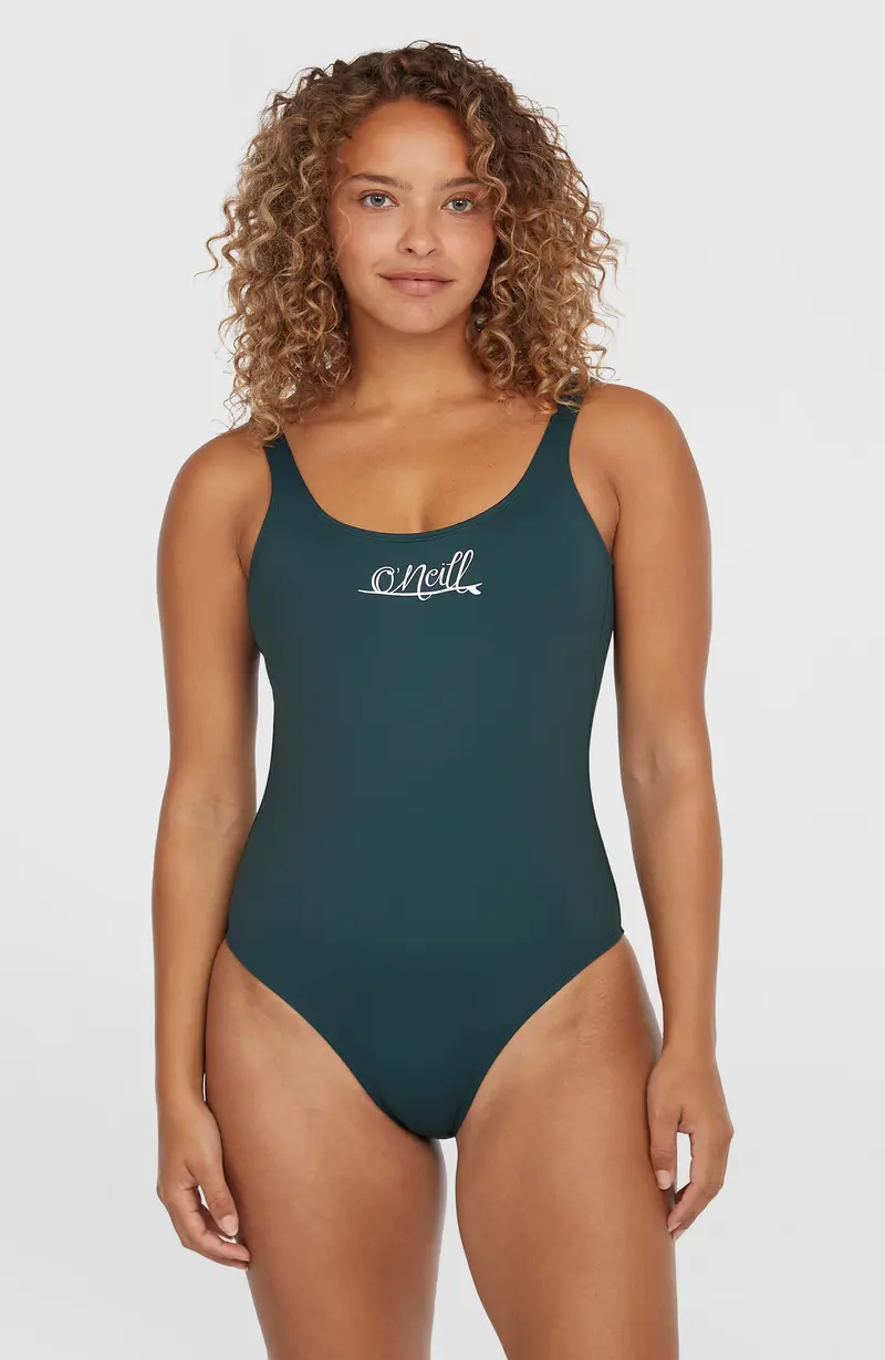 Essentials Script Swimsuit | Alma Steel