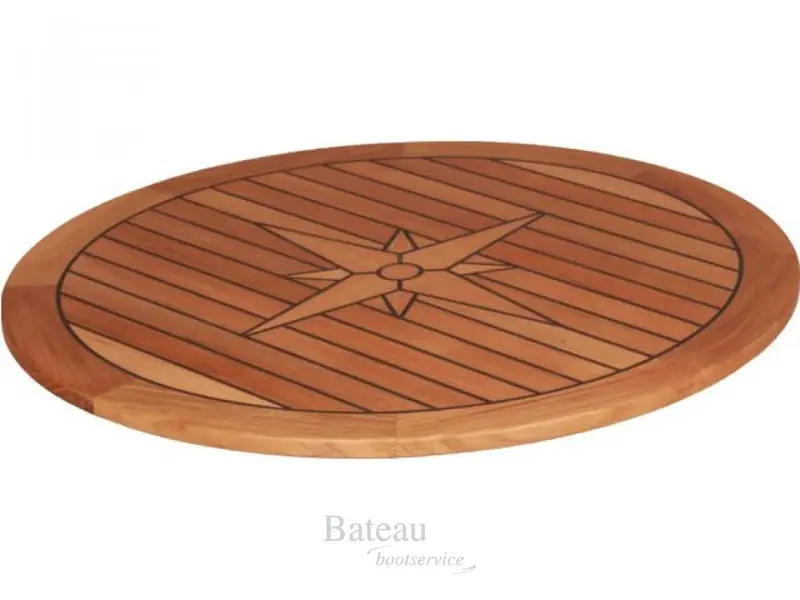 EUDE Teak Tafelblad Circle 65 cm